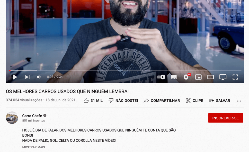 5,57 mi de inscritos 1,8 mil videos INSCREVER-SE Video mais recente do canal