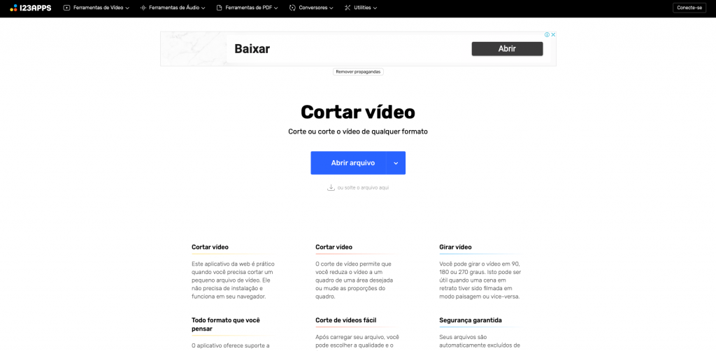 online video cutter editor de video online